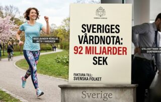 Regelbunden motion kan sänka vårdnotan om 92 miljarder