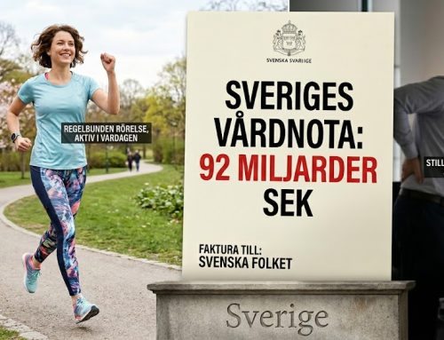 Regelbunden motion kan sänka vårdnotan om 92 miljarder