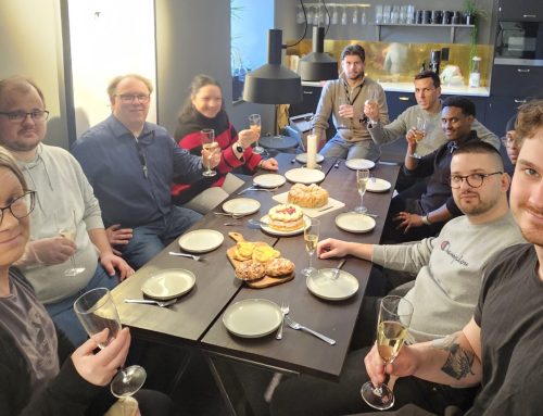En ny release kräver fika med bubbel och tårta!